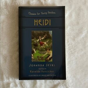 Heidi by Johanna Spyri - Blue Cover Edition